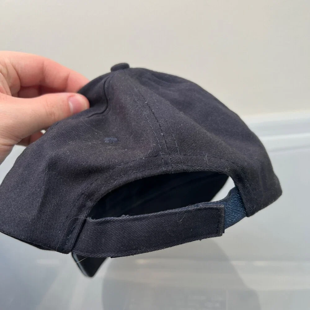 Bass Fish Hat Mens Adjustable Blue Strap Baseball Cap Sport Fishing‎ River Lake